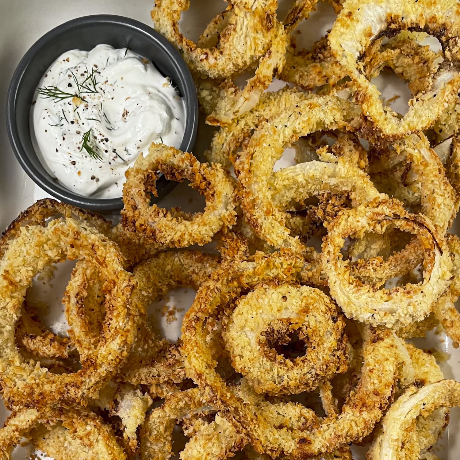 Air Fryer Ranch Onion Rings